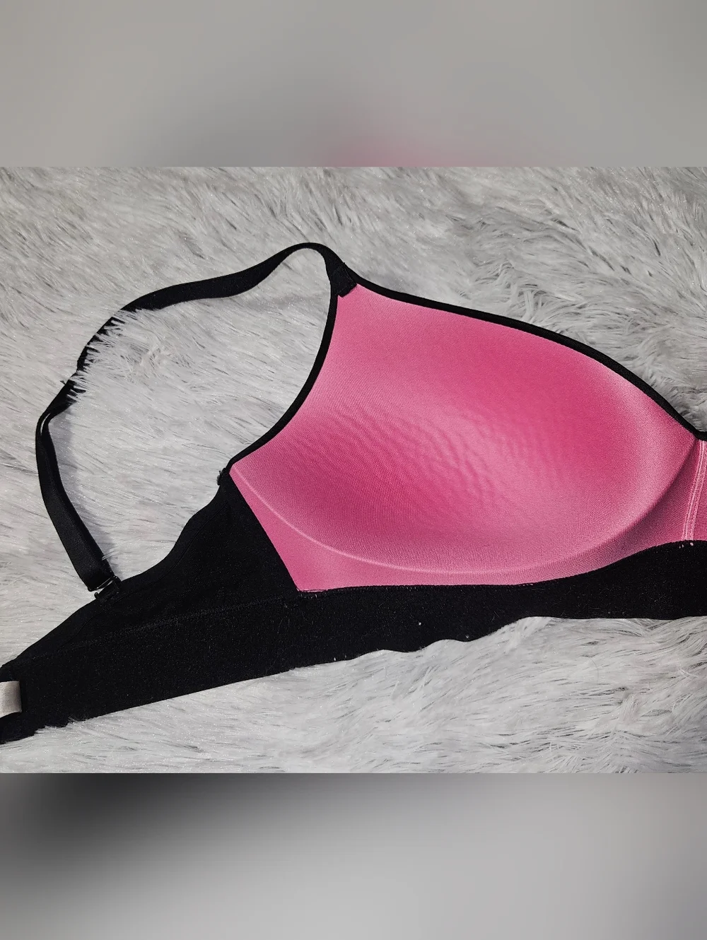 Victoria’s Secret PINK Wear Everywhere Wireless Lightly Lined Bra Black 36D